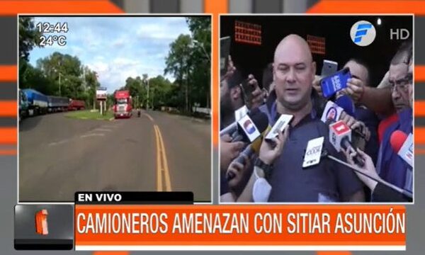 Camioneros amenazan con sitiar Asunción - PARAGUAYPE.COM