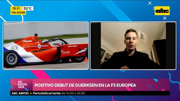 Positivo debut de Duerksen en la F3 Regional Europea - Ensiestados - ABC Color