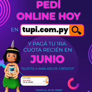 Diario HOY | Pedí en Tupí hoy y pagá recién en junio