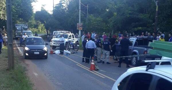 La Nación / Capiatá: policía abatió a asaltante tras robar una motocicleta en plena vía pública