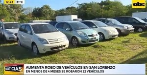 Aumenta el robo de vehículos en San Lorenzo