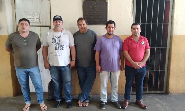 Camioneros imputados por presunta extorsión ya se encuentran en Tacumbu