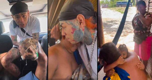 La Nación / Rapero regala un millón de pesos a familia de escasos recursos en México