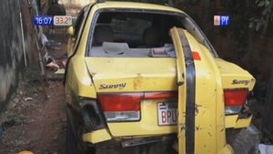 Ebrio al volante destrozó vehículo de taxista y no se responsabiliza | Noticias Paraguay
