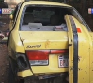 Abogado chocó contra taxista y no se hace cargo de los daños  - Paraguay.com