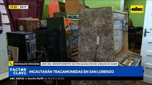 Incautarán tragamonedas en San Lorenzo - Factor Clave - ABC Color