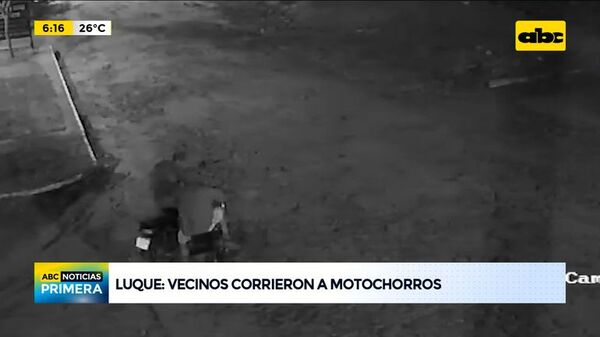 Vecinos corrieron a motochorros en Luque - ABC Noticias - ABC Color