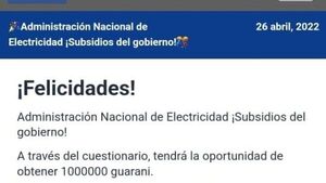 Advierten sobre encuesta falsa de la ANDE