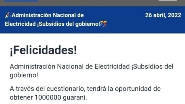 Advierten sobre encuesta falsa de la ANDE