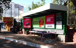 Pasajeros de ómnibus contarán con modernos sistemas de refugios en Asunción