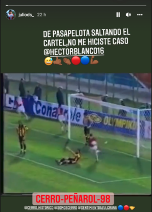 el recuerdo especial de Dos Santos por Cerro-Peñarol - PARAGUAYPE.COM