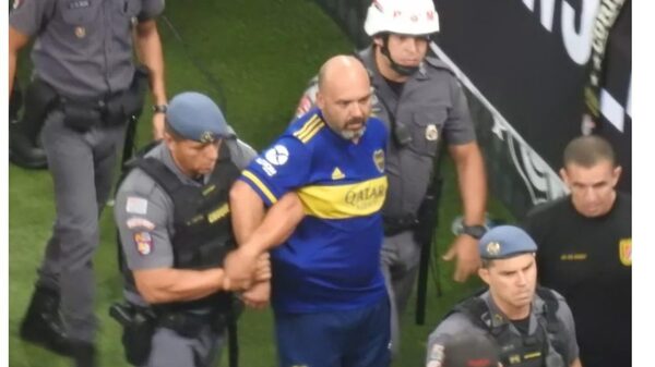 Detuvieron a hincha de Boca en Brasil por supuestos gestos racistas | 1000 Noticias