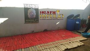 Senad incauta cerca de 400 kilos de marihuana en una vivienda - Radio Imperio