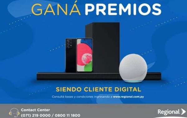 Regional premia la utilización de canales digitales para operar