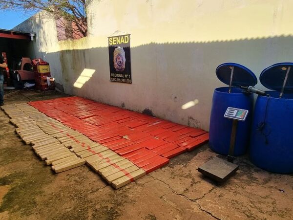 SENAD detectó cargamento de marihuana en una vivienda de PJC