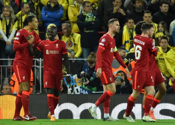 El Villarreal se vio superado por un gran Liverpool en Anfield