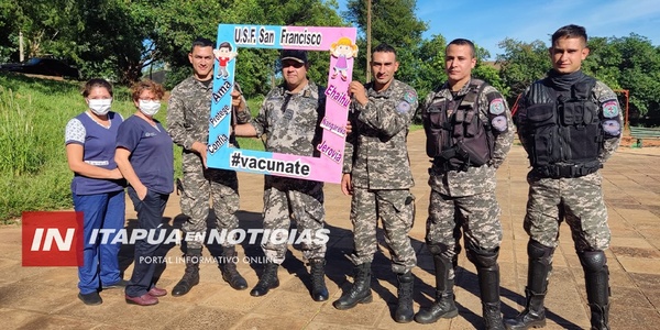 MASIVA CAMPAÑA DE VACUNACIÓN EN ITAPÚA: HOY TOCÓ A LOS LINCES