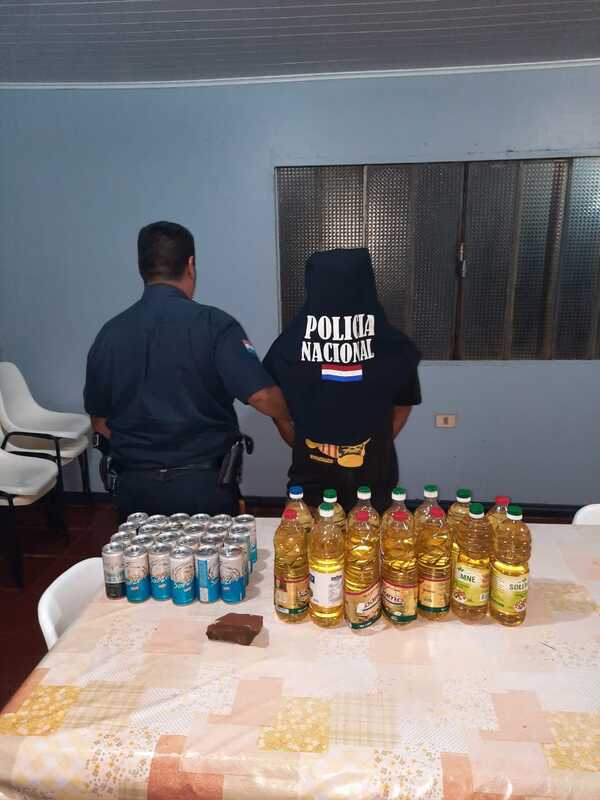 Robó cerveza y aceite de despensa y fue detenido - La Clave