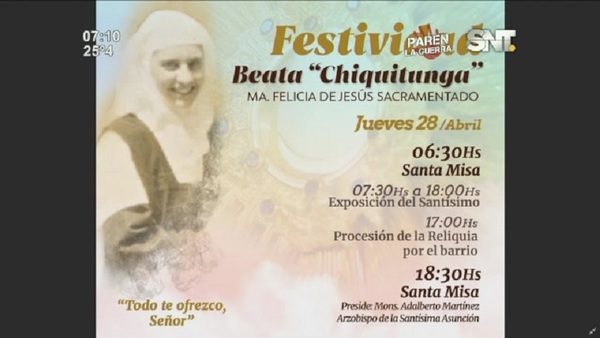 Festividad de "Chiquitunga" - SNT