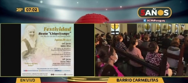 Barrio Carmelitas: Festividad por la Beata Chiquitunga - C9N
