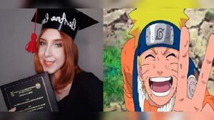 Dedicó su licenciatura a Naruto: "Te enseña realmente a nunca rendirte"