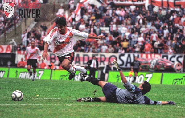 'A 20 años de la obra maestra de Pipino': Así recordó River el gol de Cuevas a Racing