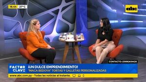 ¡Un dulce emprendimiento! “Maca Bedoya” tortas y galletas personalizadas - Factor Clave - ABC Color