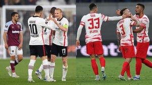 Eintracht y Leipzig sacan ventaja en las primeras semifinales de Europa League