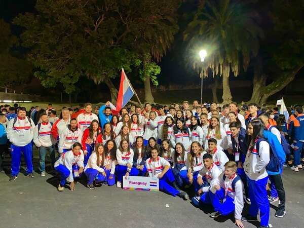 Paraguay hizo su paso en la inauguración de los Juegos Sudamericanos de la Juventud