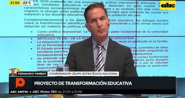 Conservadores cuestionan proyecto de Transformación Educativa y piden ser incluidos en diálogo - Nacionales - ABC Color
