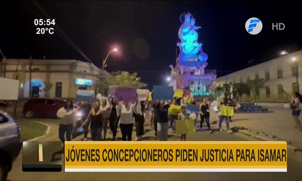 Jóvenes concepcioneros piden justicia para Isamar | Telefuturo