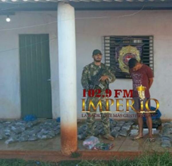 Allanamiento de la Senad derivó en incautaciones de marihuana y un detenido - Radio Imperio