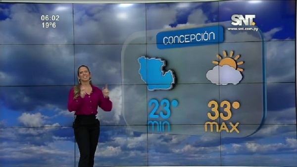 Pronóstico: Fresco a caluroso con bajas probabilidades de lluvia - SNT