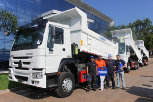 Grupo TIMBO provee 10 camiones SINOTRUK a la empresa TOCSA