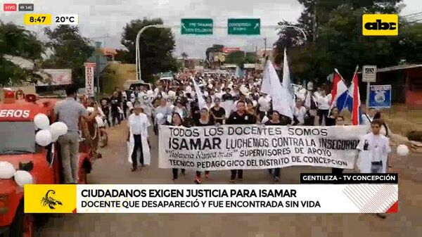 Ciudadanos exigen justicia para docente - ABC Noticias - ABC Color
