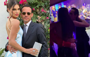Crónica / ¡Atende! el platal que hace Marc Anthony con Nadia a su lado