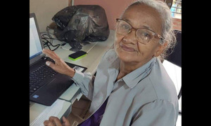 Abuela de 65 años se capacita en informática en el SNPP de Capiatá - OviedoPress