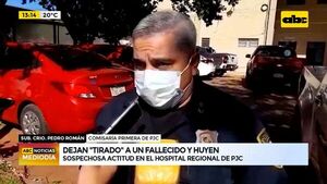 Sospechosa actitud en el Hospital Regional - ABC Noticias - ABC Color