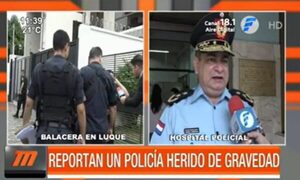 Policía herido de gravedad tras balacera en Luque | Telefuturo