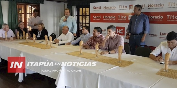 SECTOR PRODUCTIVO DE ITAPÚA DA SU APOYO A SANTI PEÑA