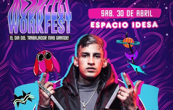 ¡Workfest anuncia a L-Gante para la gran fiesta por el Día del Trabajo!