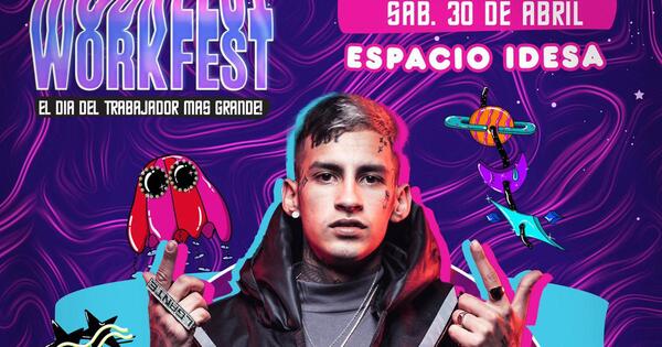 ¡L-Gante se suma al Workfest 2022 este sábado!