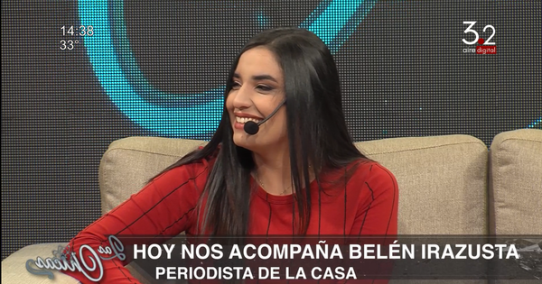 Belén Irazusta: "Nunca me imaginé trabajar en televisión"