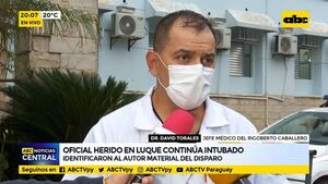 Oficial herido en Luque continúa intubado, y ya identificaron al autor material del disparo  - ABC Noticias - ABC Color