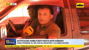Autocajas habilitado hasta este sábado para ponerse al día con el registro y la habilitación - ABC Noticias - ABC Color