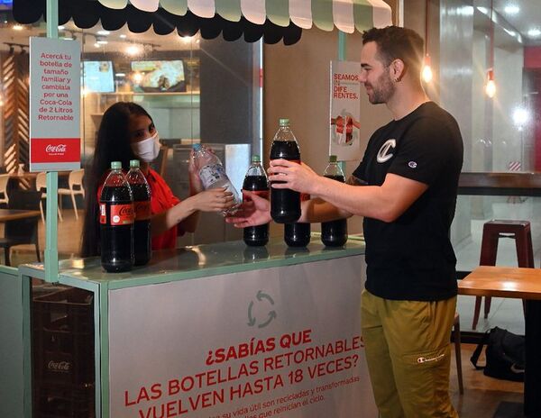 Coca-Cola promueve el uso de envases retornables - Empresariales - ABC Color