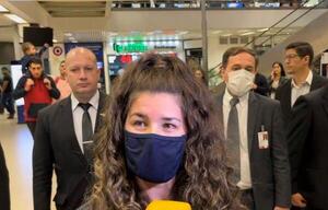 Cynthia Tarragó llegó este viernes al país, tras cumplir con su condena en Estados Unidos