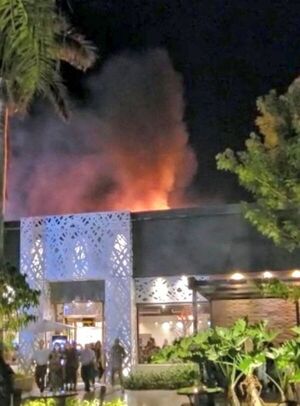 Susto en la churrasqueria Acuarela