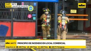 Principio de incendio en el Microcentro de Asunción - ABC Noticias - ABC Color