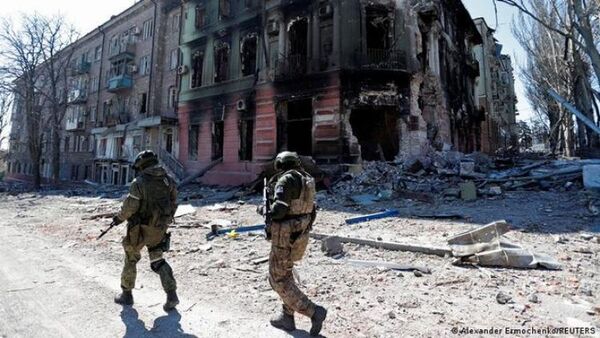 Niños heridos por ataques rusos en Donetsk